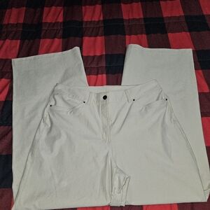 Lululemon city sleek five pocket high rise, wide leg pant Sz 31